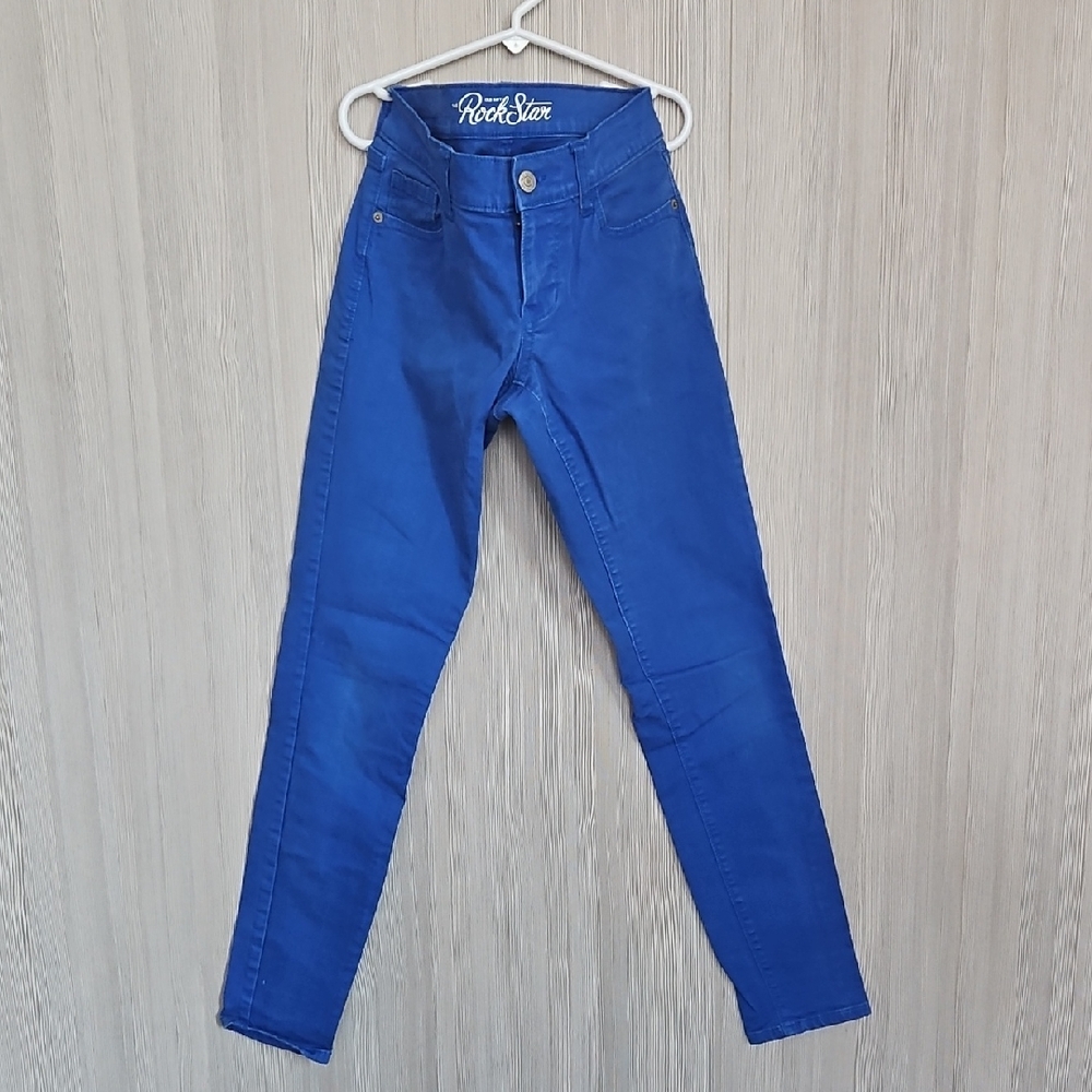 Old Navy High-Waisted Stretch Skinny Jeans In Royal Rowena Size 4